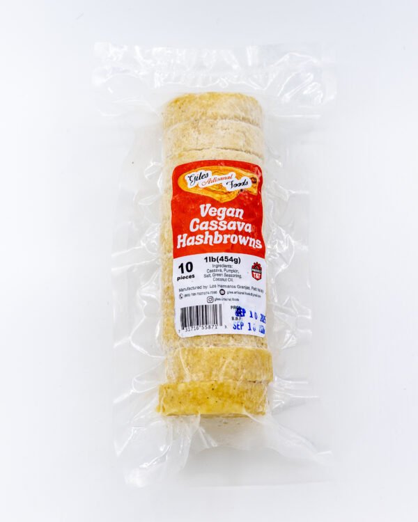 Vegan Cassava Hashbrowns 10 pcs 1lb